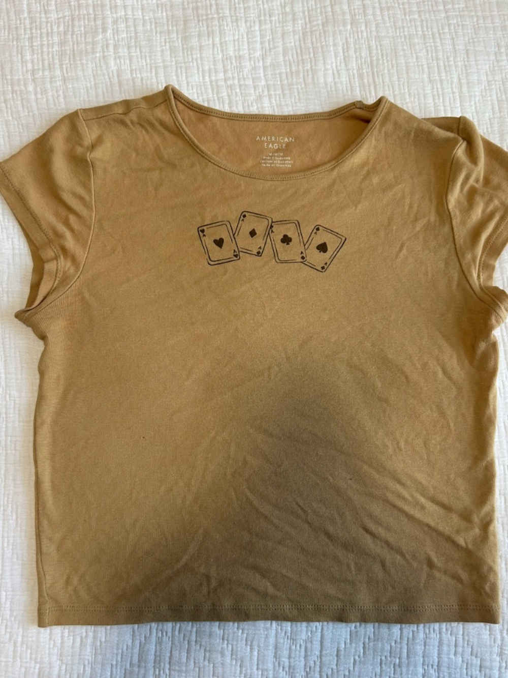 American Eagle Playing Cards Graphic Tee